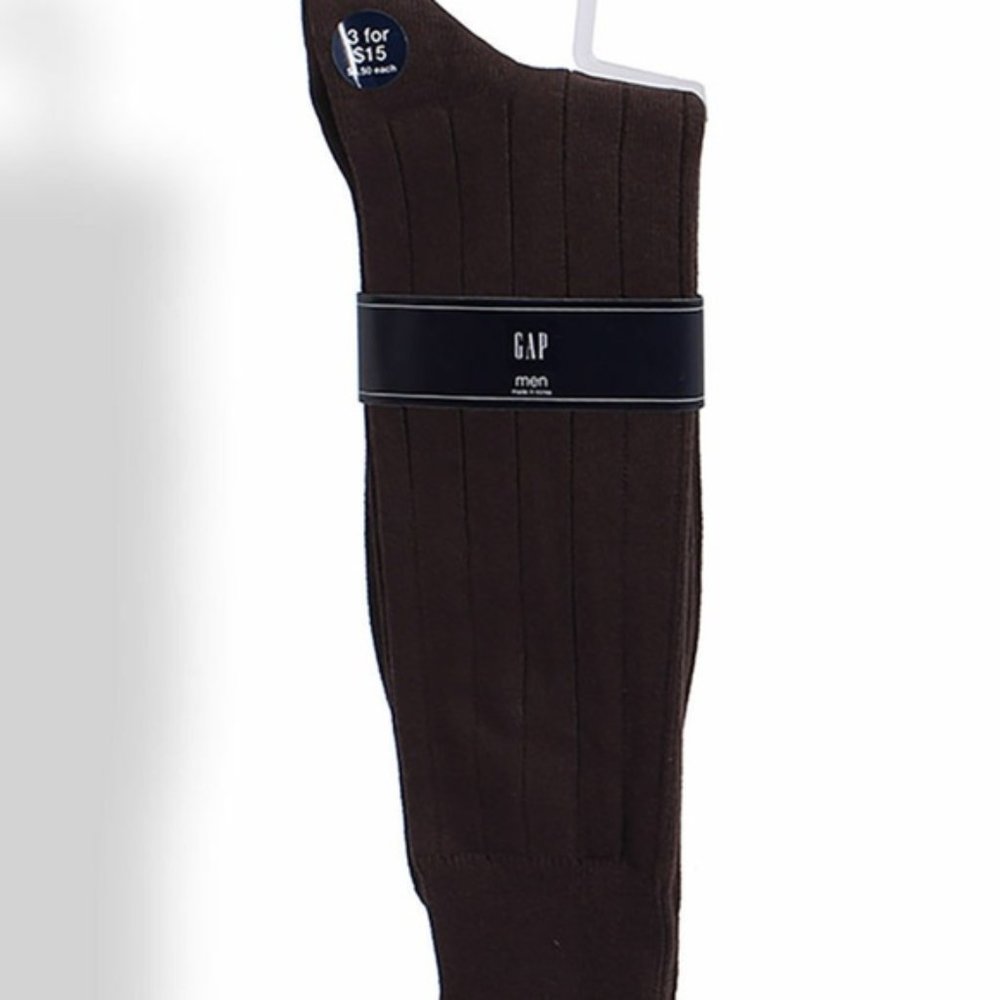 12 Pairs of GAP Mens over calf socks size 6-12 - Picture 4 of 6